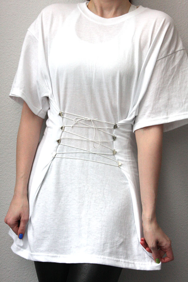 big white t shirt dress