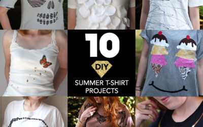 10 Easy No-Sew DIY Projects for Summer Tees and Tanks