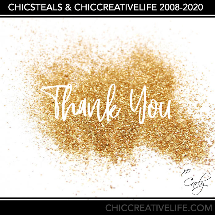 Goodbye to ChicCreativeLife 2020 announcement